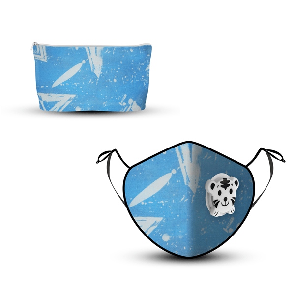 Westie Face Cover - Blue Westie Face Cover - Blue