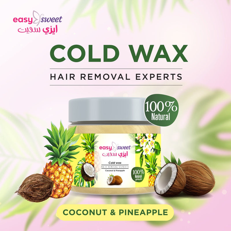 Easy Sweet Cold Wax 200 gm - Coconut & Pineapple