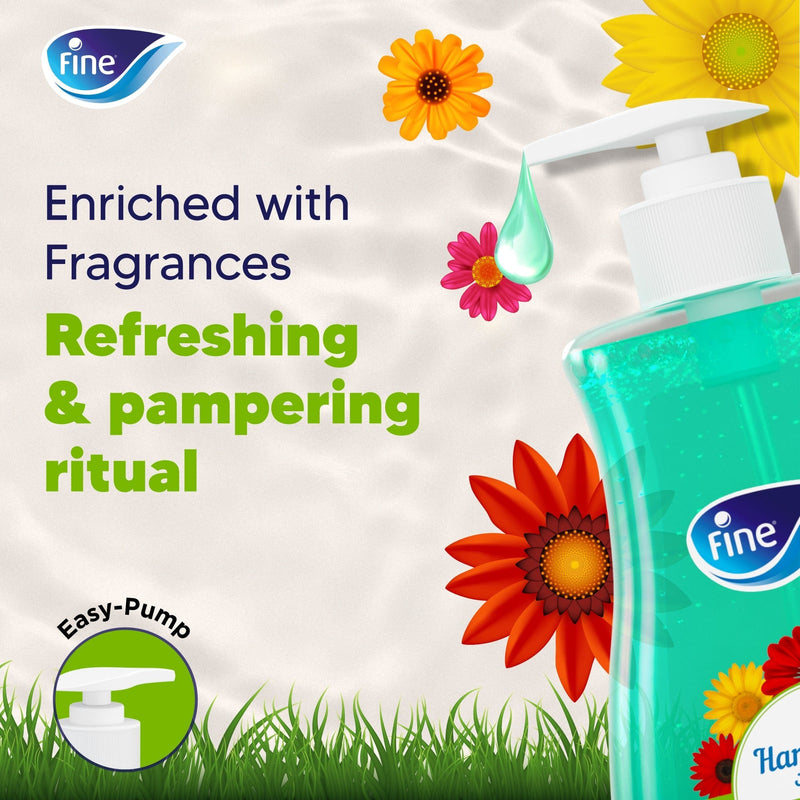 Fine Hand Wash, 450ml Bottle, Morning Breeze Scent