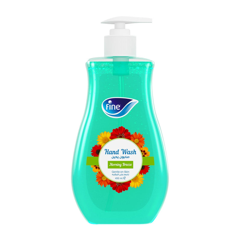 Fine Hand Wash, 450ml Bottle, Morning Breeze Scent