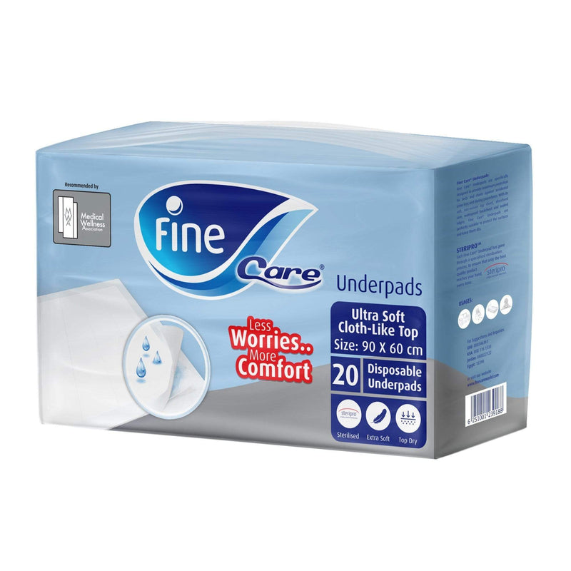 Fine Care Medical Underpads, Size 60 X 90 cm, Pack Of 20