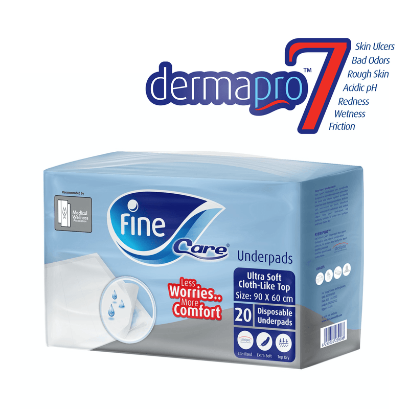 Fine Care Medical Underpads, Size 60 X 90 cm, Pack Of 20