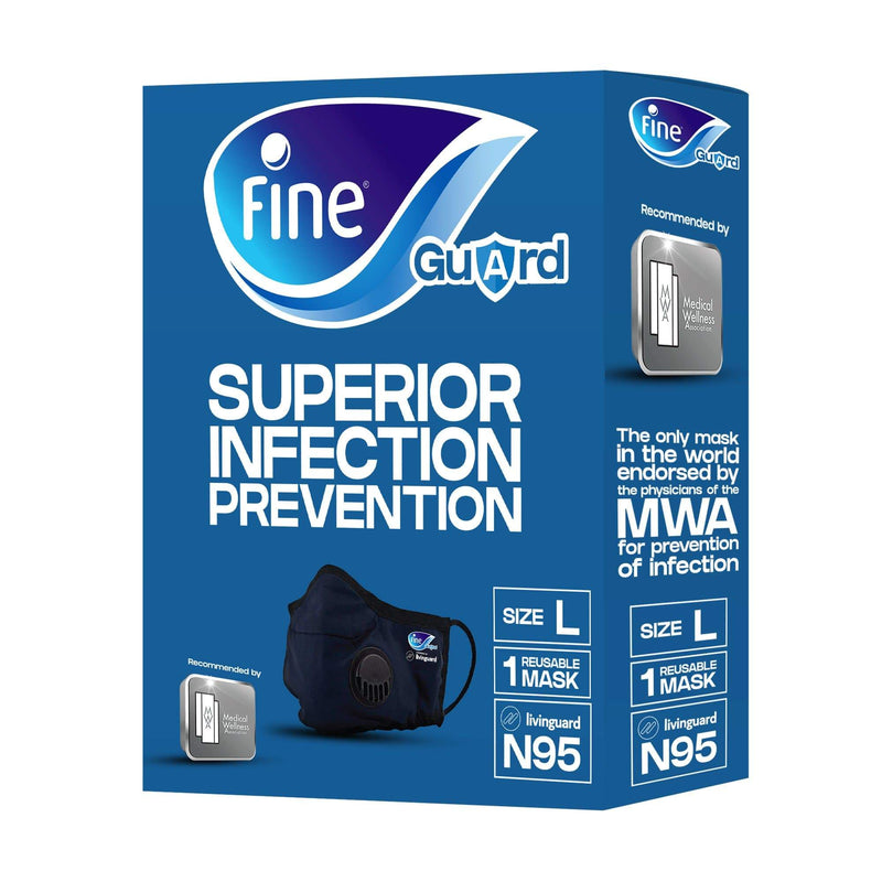 Fine Guard N95 Face Mask suitable for Adults, Pack of 1