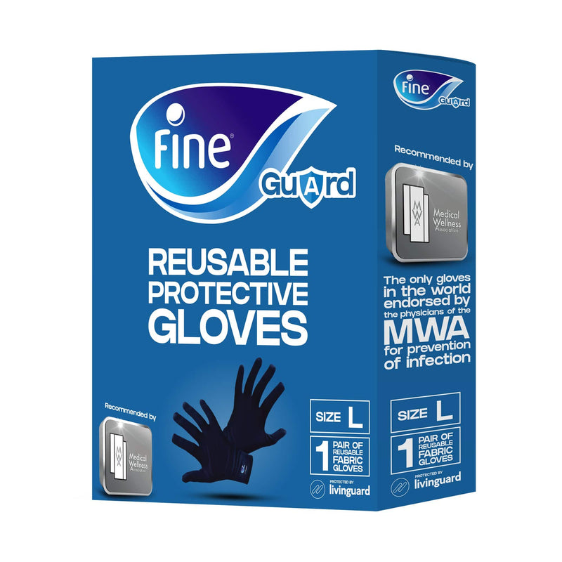 Fine Guard Adult Gloves With Livinguard Technology