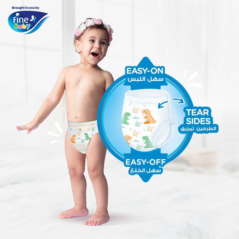 Fine Baby Instant Dry Pants Size 4 Large 9-15kg 44 Diapers