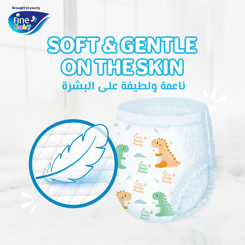 Fine Baby Instant Dry Pants Size 6 Junior 15kg+ 36 Diapers