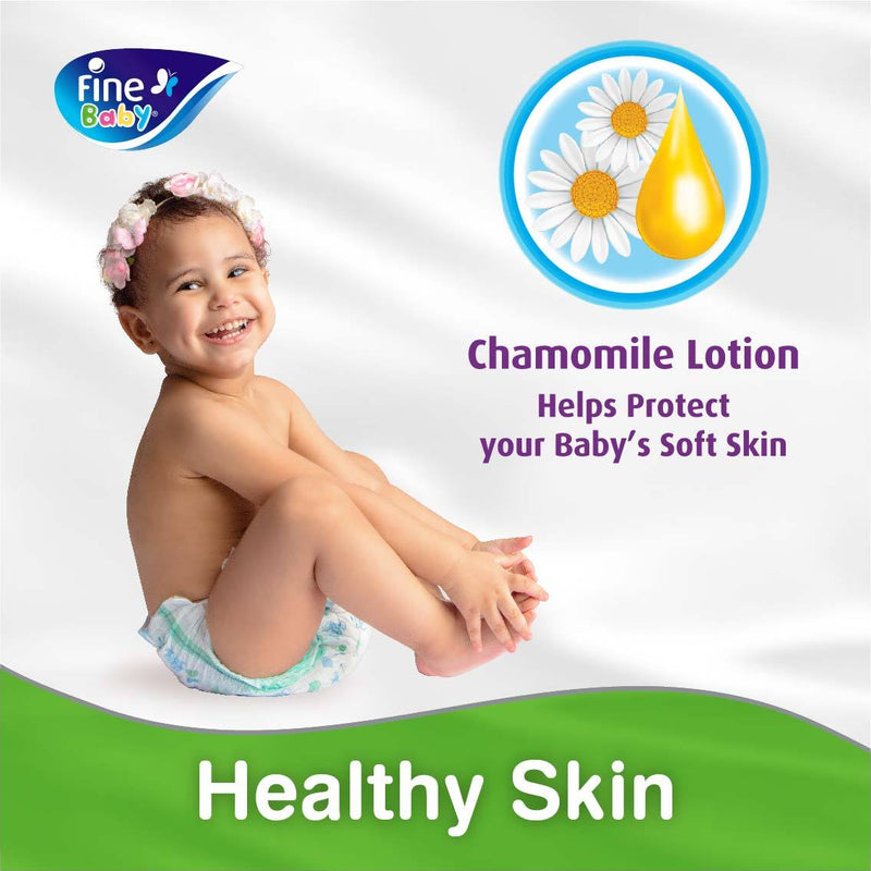 Fine Baby Diapers, DoubleLock Technology , Size 2, Small 3-6kg, Jumbo Pack. 68 diaper count
