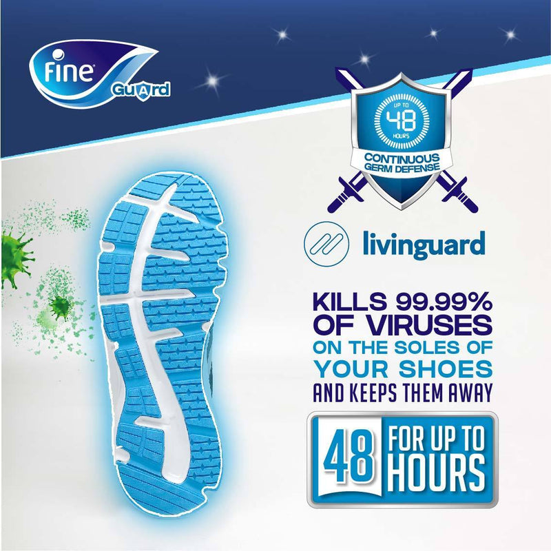 Fine Guard Shoes Disinfectant Wipes, Anti-Viral Wipes, Kill 99.9% of Bacteria and Viruses, 16 Wipes