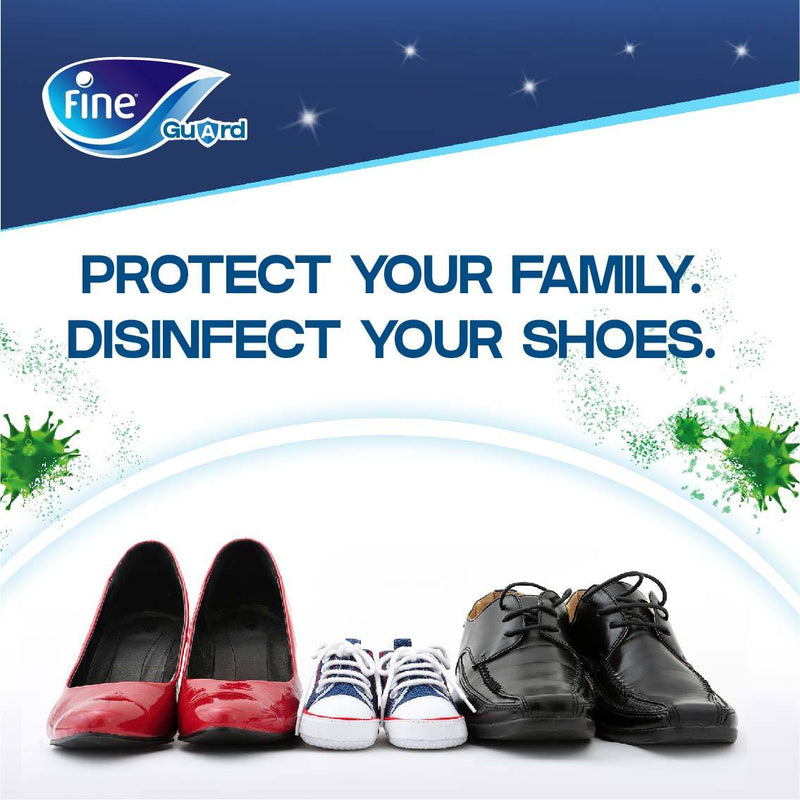 Fine Guard Shoes Disinfectant Wipes, Anti-Viral Wipes, Kill 99.9% of Bacteria and Viruses, 16 Wipes